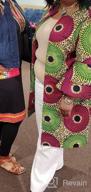 img 1 attached to SHENBOLEN Women African Print Jacket Dashiki Traditional Top Dress review by Edward Gordon