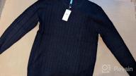 img 1 attached to Stay Stylish With Aimeilgot Men'S Cable Knit Pullover Sweater review by Brent Dietrich