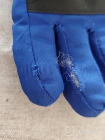 img 7 attached to 🧤 Зимняя защита флисовые водонепроницаемые перчатки для мальчиков - идеальные аксессуары для холодной погоды