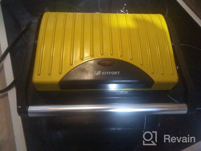 img 2 attached to Sandwich maker Kitfort KT-1609 Panini Maker, red review by Anastazja Chodzkiewi ᠌