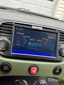 img 5 attached to XTRONS Single Din Car Stereo Android 11 Автомобильный радиоплеер 7-дюймовый сенсорный экран GPS-навигация 1 Din Bluetooth Головное устройство Встроенный DSP Car Play Android Auto Поддержка резервной камеры OBD2 DVR для Fiat 500