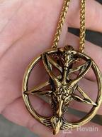 img 1 attached to 🔱 Inverted Pentagram Stainless Steel Necklace: Stylish Boys' Jewelry Accessories review by Kevin Kue