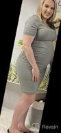 img 1 attached to Stylish Maternity Bodycon Dress With Ruched Sides And Floral Accents For Casual Wear And Baby Showers - MUSIDORA Collection review by Bobby Aghetoni