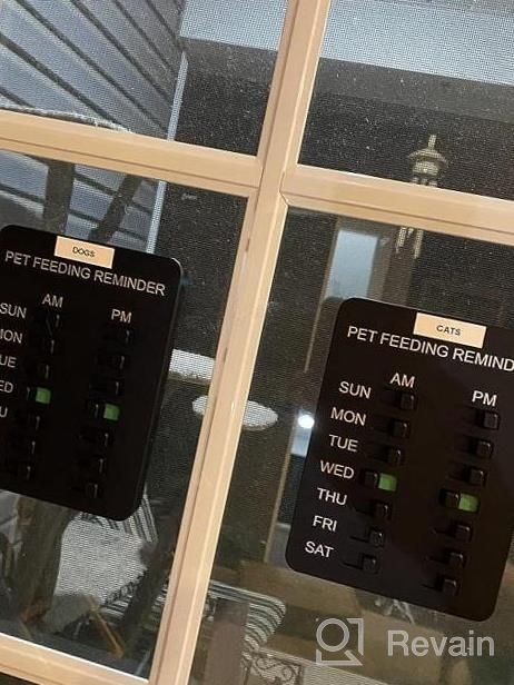 img 1 attached to YARKOR Magnetic Dog Feeding Reminder: AM/PM Daily Chart & Prevent Overfeeding/Obesity review by Kevin Staniszewski
