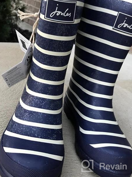 img 1 attached to Joules JNR Boys Welly Rain Boot: A Stylish 👧 and Durable Choice for Toddlers, Little Kids, and Big Kids review by Star Bell