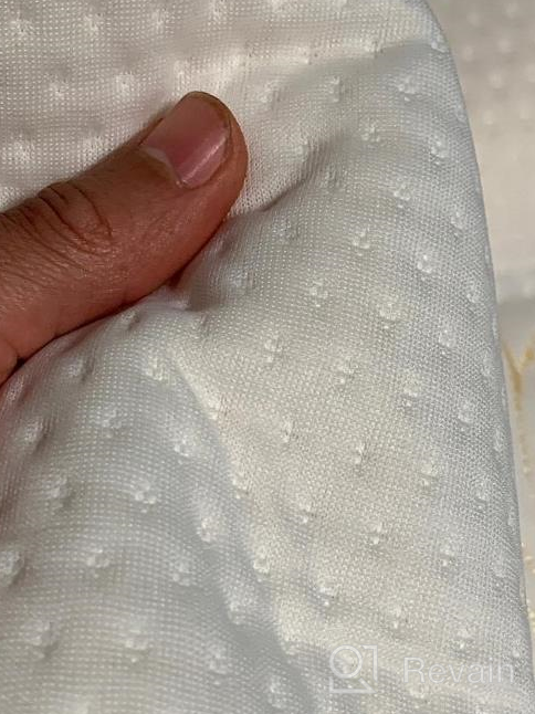 img 1 attached to OctoRose Premium 21" Deep Twin Fitted Sheet Mattress Pad Protector - Waterproof, Vinyl Free Protection From Dust Mites, Allergens & Spills review by Jenny Cordero