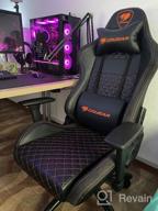 img 1 attached to Gaming chair COUGAR Rampart, upholstery: imitation leather/textile, color: black review by Edyta Cichocka ᠌