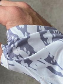 img 5 attached to Мужские солнцезащитные рубашки с длинными рукавами UPF 50+ от Sponeed