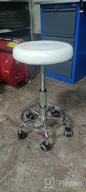 img 1 attached to 🪑 Modern Master's Stool BILLY LM-3051 - White Seat Color with Chrome Steel Base review by Agata Roguska ᠌