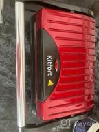 img 2 attached to Sandwich maker Kitfort KT-1609 Panini Maker, red review by Aneta Ogrodniczek ᠌