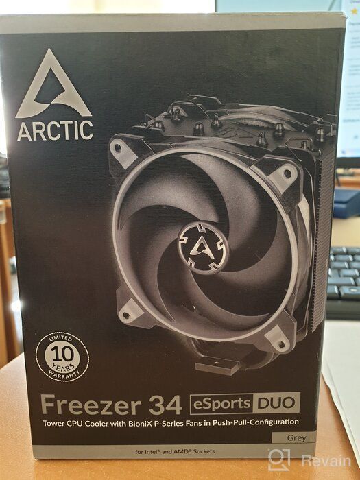 img 1 attached to ARCTIC Freezer 34 eSports DUO - Tower CPU Cooler with BioniX P-Series case fan, 120mm PWM fan, compatible with Intel and AMD sockets - White review by Aditya ᠌