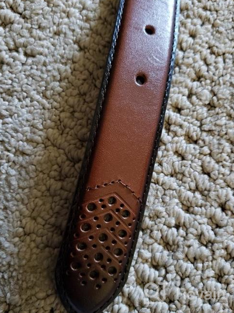 img 1 attached to Stacy Adams Mens Burnished Leather Men's Accessories in Belts review by Shah Nelson