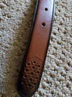 img 1 attached to Stacy Adams Mens Burnished Leather Men's Accessories in Belts review by Shah Nelson