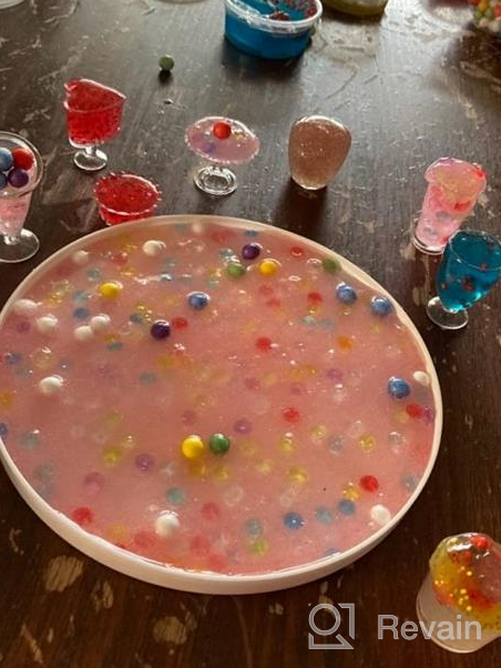 img 1 attached to DIY Slime Making Kit For Kids Age 5+ - 126 Pcs Ultimate Fluffy Slime Supplies With 28 Crystal Slimes, 2 Glow In The Dark Powders & 48 Glitter Jars - Birthday Gift Idea review by John Gray