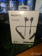 img 2 attached to Black Sony WI-1000XM2 Wireless Behind-Neck In-Ear Headset/Headphones with Mic and Alexa Voice Control for Phone Calls - Industry Leading Noise Cancellation review by Ada Plech ᠌