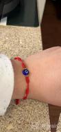 img 1 attached to Red String Amulet Bracelet For Women Men Boys & Girls - Tarsus Evil Eye 7 Knot Lucky Adjustable review by Brandon Pratt