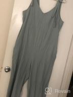 img 1 attached to Stylish And Comfortable Women'S Chiffon Sleeveless Jumpsuits With Pockets review by Jarrett Francis