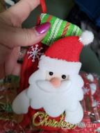 img 1 attached to 16 Pack Of 6-Inch Christmas Stockings By Dreampark - Santa, Snowman, Reindeer, And Bear Characters - Ideal Xmas Tree Ornaments And Decorations review by William Kava