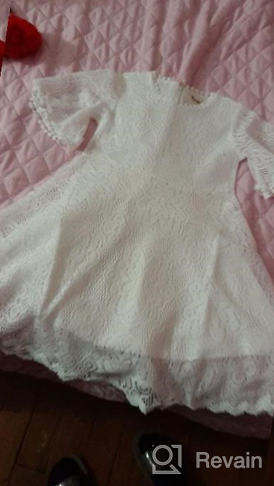 img 1 attached to Youwon Baptism Wedding Pageant Communion Girls' Clothing and Dresses review by Sarah Gonia