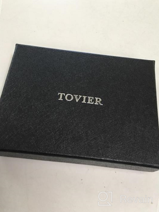 img 1 attached to Genuine Leather Window Card Men's Accessories Wallet by TOVIER - Wallets, Card Cases, and Money Organizers review by Geoffrey Graham