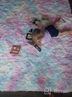 картинка 1 прикреплена к отзыву Kids Play Room Faux Fur Luxury Rug Plush Throw Rugs High Pile Handmade Knitted Area Rug For Nursery Decoration Baby Care Crawling Carpet от Yung Cypher