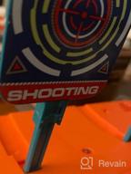 img 1 attached to Electronic Scoring Shooting Target With 2.85 Ft Track, Digital Auto Reset, Special Sound & Light Effects For Nerf Guns - Gifts Toy For 6-10 Year Old Boys And Girls review by Miguel Escobar