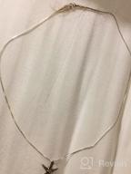 картинка 1 прикреплена к отзыву 925 Sterling Silver Starfish Pendant Necklace For Women With 18" Snake Chain - Beautiful And Stylish Jewelry от Alejandro Anaya