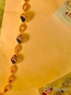 картинка 1 прикреплена к отзыву Листаэль Браслет с пазлом Камень Желаний: Кристаллы родовых камней, покрытие розовым золотом или серебряным оттенком - Премиум 7"+2" Ювелирные изделия от Charles Alvey