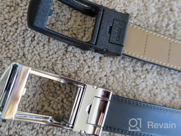 img 1 attached to Upgrade Your Style With CHAOREN Click Belt For Men 2 Pack - Perfect Dress Belt Set For Every Occasion review by Erik Peterson