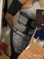 img 1 attached to Plus Size Neopren Waist Trainer For Women, Workout Sauna Sweat Corset Cincher With Zipper Trimmer Belt review by Ivan Carson