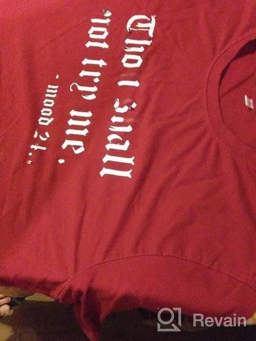 img 1 attached to Women'S Thou Shall Not Try Me T-Shirt - Letter Print Tee Top With Pocket Sweatshirt review by Shannon Hanson