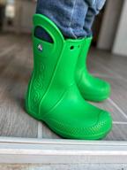 img 1 attached to Crocs Unisex Kids Outdoor Handle Boots for Little Boys' Shoes review by Smooth May