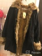 img 1 attached to Warm And Stylish Aofur Women'S Hooded Parka Jackets With Faux Fur Lining For Winter Outfits review by Ognjen Cao