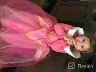 img 1 attached to Sleeping Beauty Princess Party Dress For Girls Ages 3-10 By DreamHigh review by Jeff Keegan