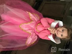 img 7 attached to Sleeping Beauty Princess Party Dress For Girls Ages 3-10 By DreamHigh