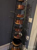 img 1 attached to Hammered Steel 8-Tier Enclume Pot Rack - Free Standing & Unassembled! review by Sean Lafond