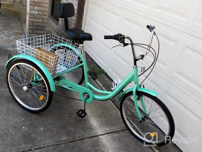 img 1 attached to 7-Speed Adult Tricycle With Shopping Basket - Perfect For Seniors, Women & Men! review by Jason Mitts