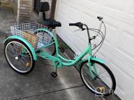 img 1 attached to 7-Speed Adult Tricycle With Shopping Basket - Perfect For Seniors, Women & Men! review by Jason Mitts