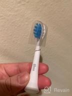 img 1 attached to 🦷 Qhou Sonic Electric Toothbrush Replacement Heads - 4 Pack of Professional Dupont Electric Toothbrush Heads for Adults (Grey) review by John Finley