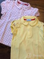 img 1 attached to UNACOO Toddler Cotton Sleeves Collar Girls' Clothing in Tops, Tees & Blouses review by Brandon Teitel