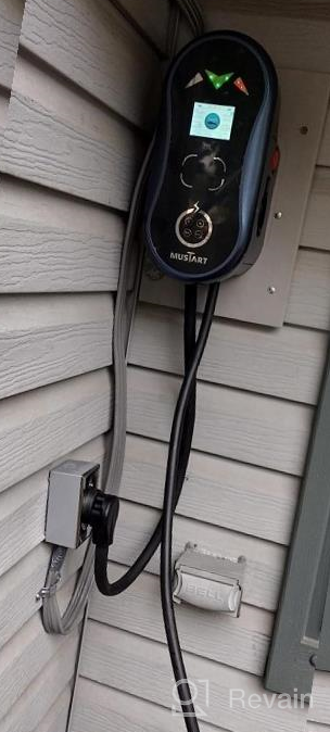 img 1 attached to MUSTART Level 2 EV Charger With WiFi, 16/25/32 Amp Smart Electric Vehicle ETL Certified Indoor/Outdoor NEMA 6-50P 25Ft Cable review by Troy Tec