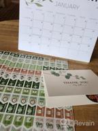 img 1 attached to 2023 Small Desk Calendar With Stickers - October 2022 To June 2024 - 6" X 8" Flip Desktop Organizer For Easy Organization - Beautiful Greenery Design review by Casey Oliver