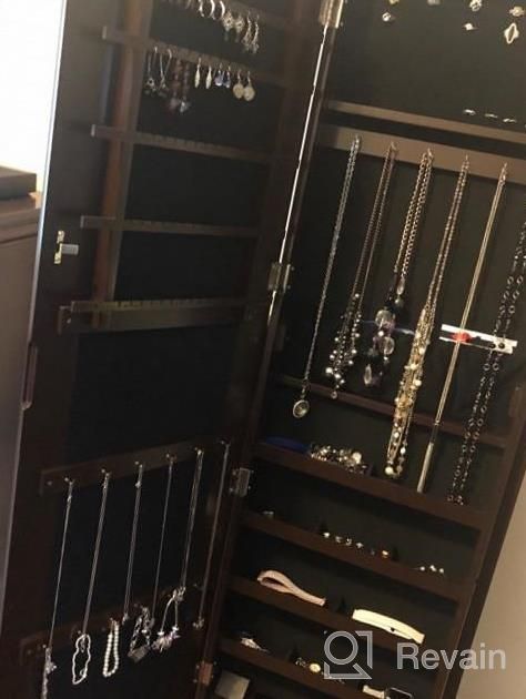 img 1 attached to Securely Store And Organize Your Jewelry With LANGRIA'S Lockable Jewelry Armoire review by Paul Powell