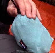 img 1 attached to Ultralight Inflatable Pillow For Camping And Travel - Ergonomic Air Pillow For Hiking, Airplane And Road Trips - Compact, Soft Backpacking Pillow For Neck And Lumbar Support - AnorTrek (Blue) review by Daniel King