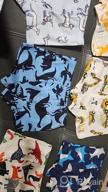 img 1 attached to 🩲 Soft Cotton Briefs for Little Boys - Dinosaur, Truck, and Shark Underwear - Baby, Toddler, Kids - 6-8-9 Pack review by George Walker