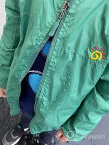 img 7 attached to Stay Dry in Style: Jingle Bongala Lightweight Waterproof Raincoat with Hood for Boys and Girls
