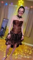 картинка 1 прикреплена к отзыву Women'S Steampunk Corset Dress Set - Gothic Steam Punk Overbust Corset And Skirt Halloween Costume By Frawirshau от Brian Rogers