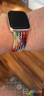 img 1 attached to Bandiction Stretchy Braided Solo Loop Bands Compatible With Apple Watch Band 44Mm 40Mm 38Mm 42Mm 41Mm 45Mm 49Mm IWatch Bands Women Men, Elastic Strap For IWatch Ultra SE Series 8/7/6/5/4/3/2/1 review by Chris Reeves