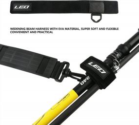 img 2 attached to Mouhike Adjustable Fishing Rod Shoulder Strap - Convenient Tackle Belt For Travel And Carrying System