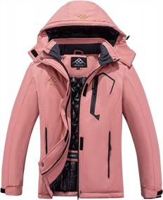 img 4 attached to Waterproof Women'S Ski Jacket: Stay Warm And Dry On The Mountain With Our Hooded Raincoat Winter Snow Coat Windbreaker